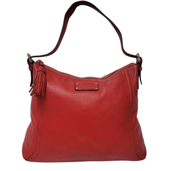 Kate Spade Womens Cobble Hill Little Curtis Red Cowhide Leather Shoulder Bag - Picture 1 of 16